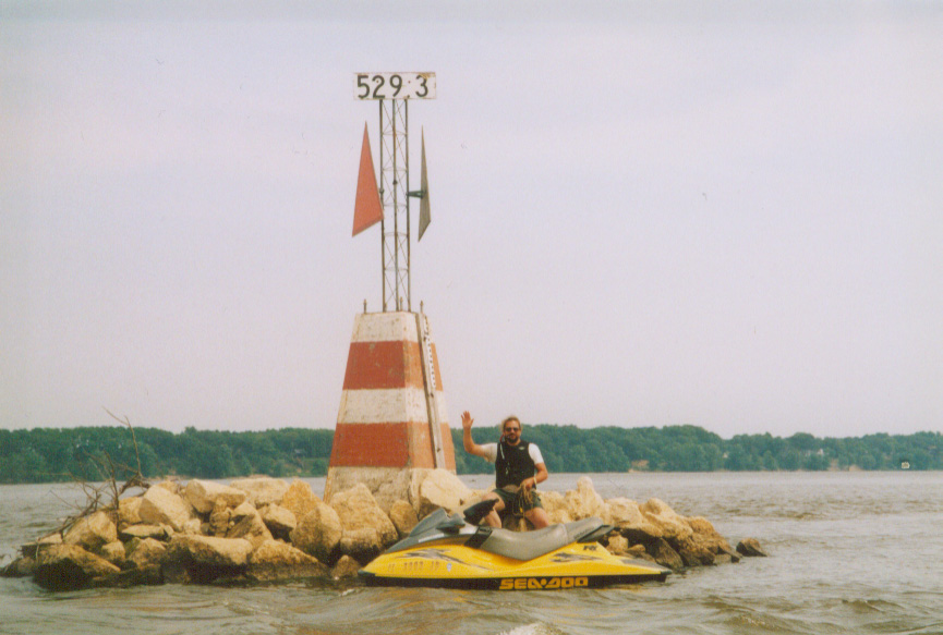 Mississippi river near Thomson, IL